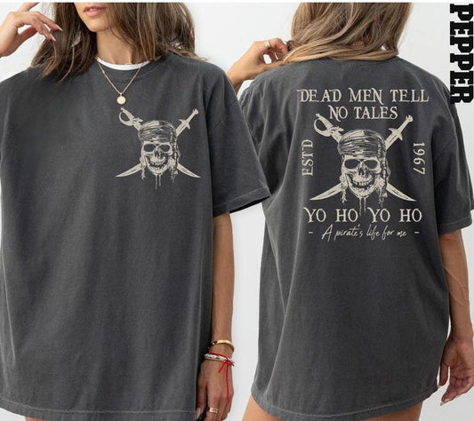 Pirates Of The Caribbean Dead Men Tell No Tales Shirt, Vintage Pirates Shirt, Retro 90s Pirates Shirt Trending Funny Quote Shirt