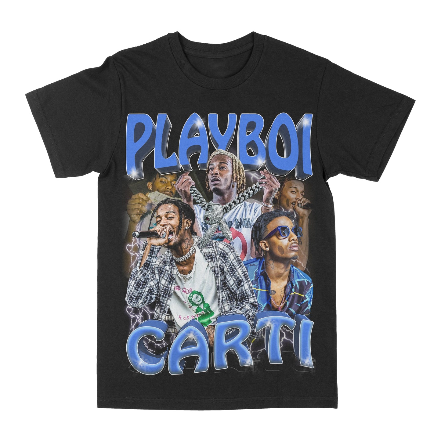 Playboi Carti "Blue" Graphic Tee Style001
