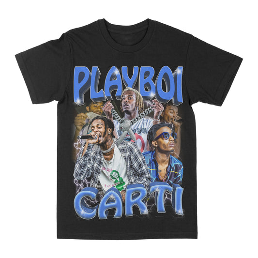 Playboi Carti "Blue" Graphic Tee Style001