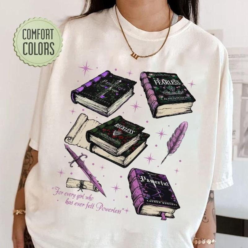 Powerless Series Lauren Roberts Digital Shirt download, Kai Azer & Paedyn Gray Shirt, Fantasy Bookish Tee, Powerful Book Tee, Bookish Gift
