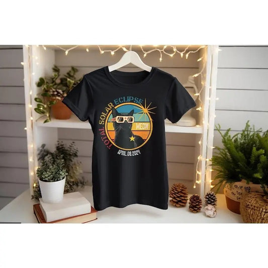 Premium  Purrfectly Prepared: Total Solar Eclipse Cat T-shirt - April 8, 2024