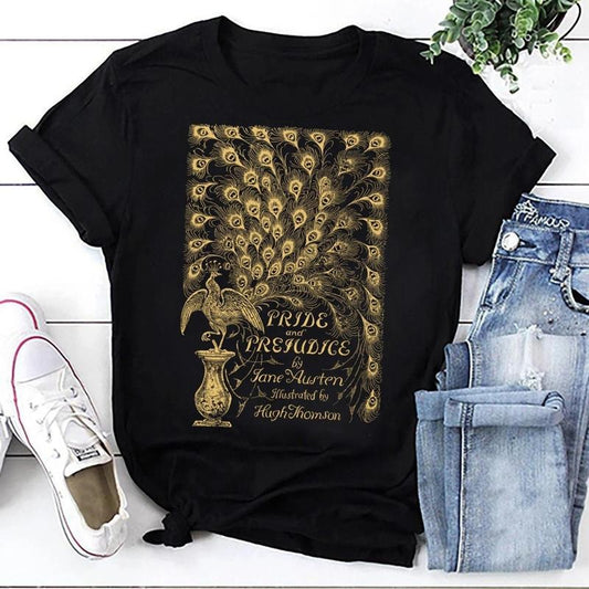 Pride and Prejudice Shirt, Jane Austen Tee, Pemberley Derbyshire T-Shirt, Gift for Bookworm, Reader's Tee, Elizabeth Bennet, Mr