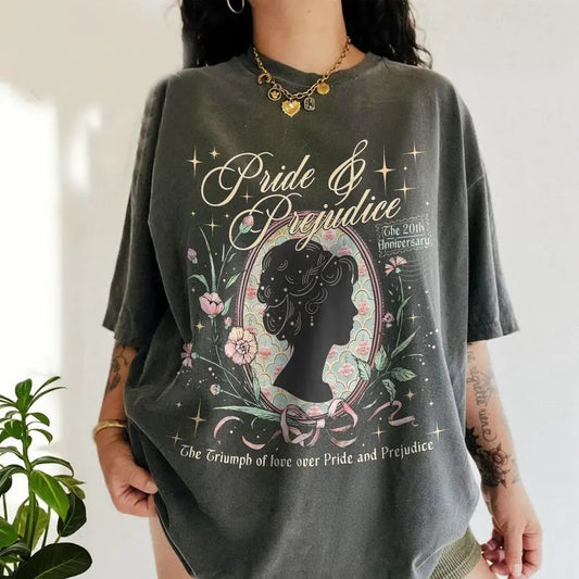 Pride and Prejudice T-Shirt For Fan, Elizabeth Bennet Inspired Shirt, Obstinate Headstrong Girl Tee, Mr Darcy Book Lover Gift,Bookish Shirt Womenswear