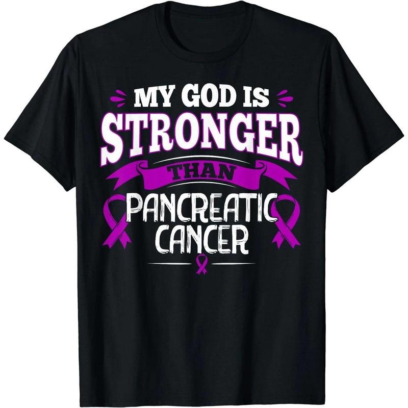 Purple Awareness Ribbon - Pancreatic Cancer Survivor T-Shirt