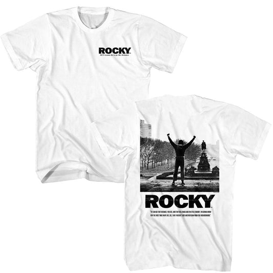 Rocky - All I Wanna - American Classics - Solid White Adult Short Sleeve T-Shirt