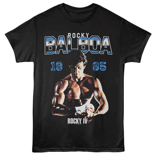 Rocky - Balboa 1985 - American Classics - Black Adult Short Sleeve T-Shirt