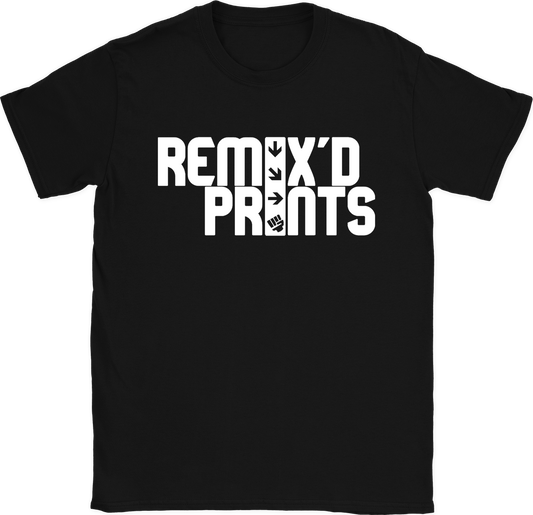 REMIXD Prints - 'REMIXD logo' T-Shirt - Black
