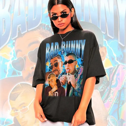 Retro Bad Bunny Shirt -Vintage Bad Bunny Shirt,Bad Bunny Homage Shirt