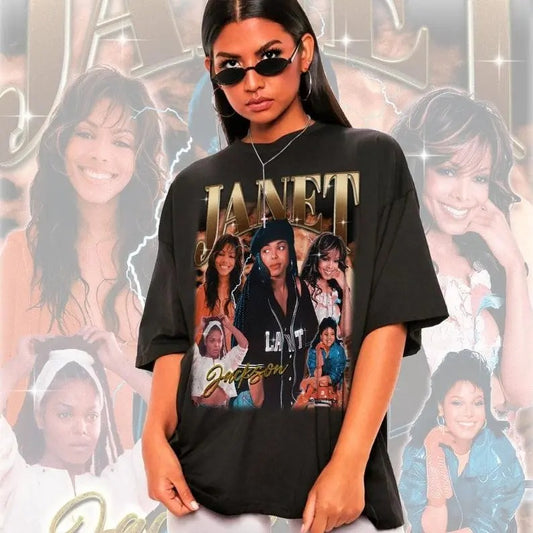 Retro Janet Jackson Shirt -Janet Jackson Tshirt,Janet Jackson T-shirt,Janet Jackson T shirt