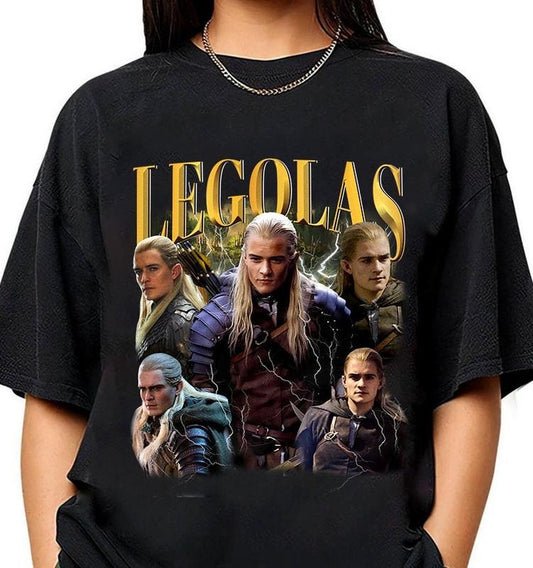 Retro L.Egolas Shirt, Lord Of The Rings Shirt, Orlando Blo.Om Shirt, Lord Of The Rings Tshirt, Legolas Tshirt, Vintage 90s Bootleg T Shirt, Unisex T-Shirt, Gifts For Men Women, Short Sleeve Tee Shirt