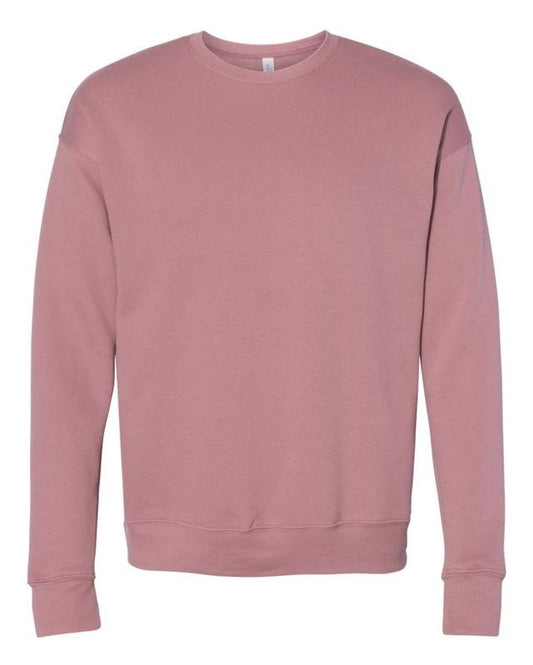 Rose Gold and Mauve Monochromatic Crewneck Sweatshirt