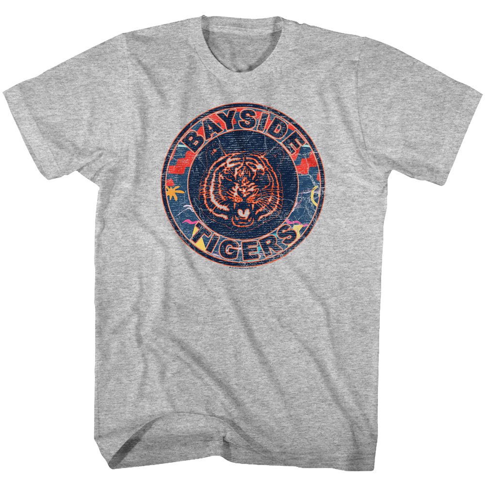Saved By The Bell - 80s Logo - Short Sleeve - Heather - Adult - T-Shirt