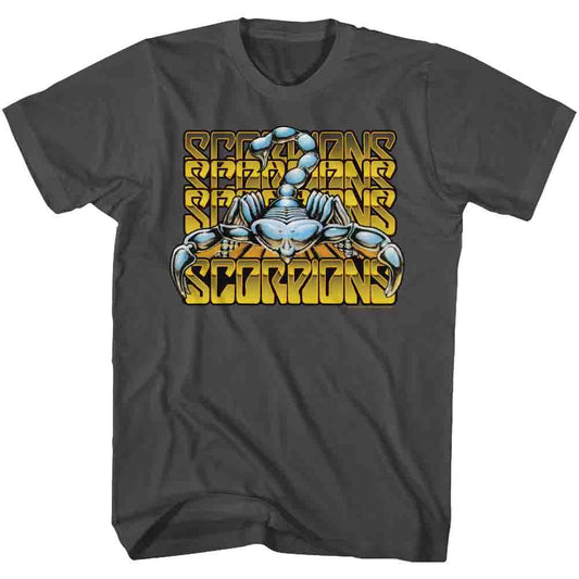 Scorpions - Metallic Logos - Short Sleeve - Adult - T-Shirt
