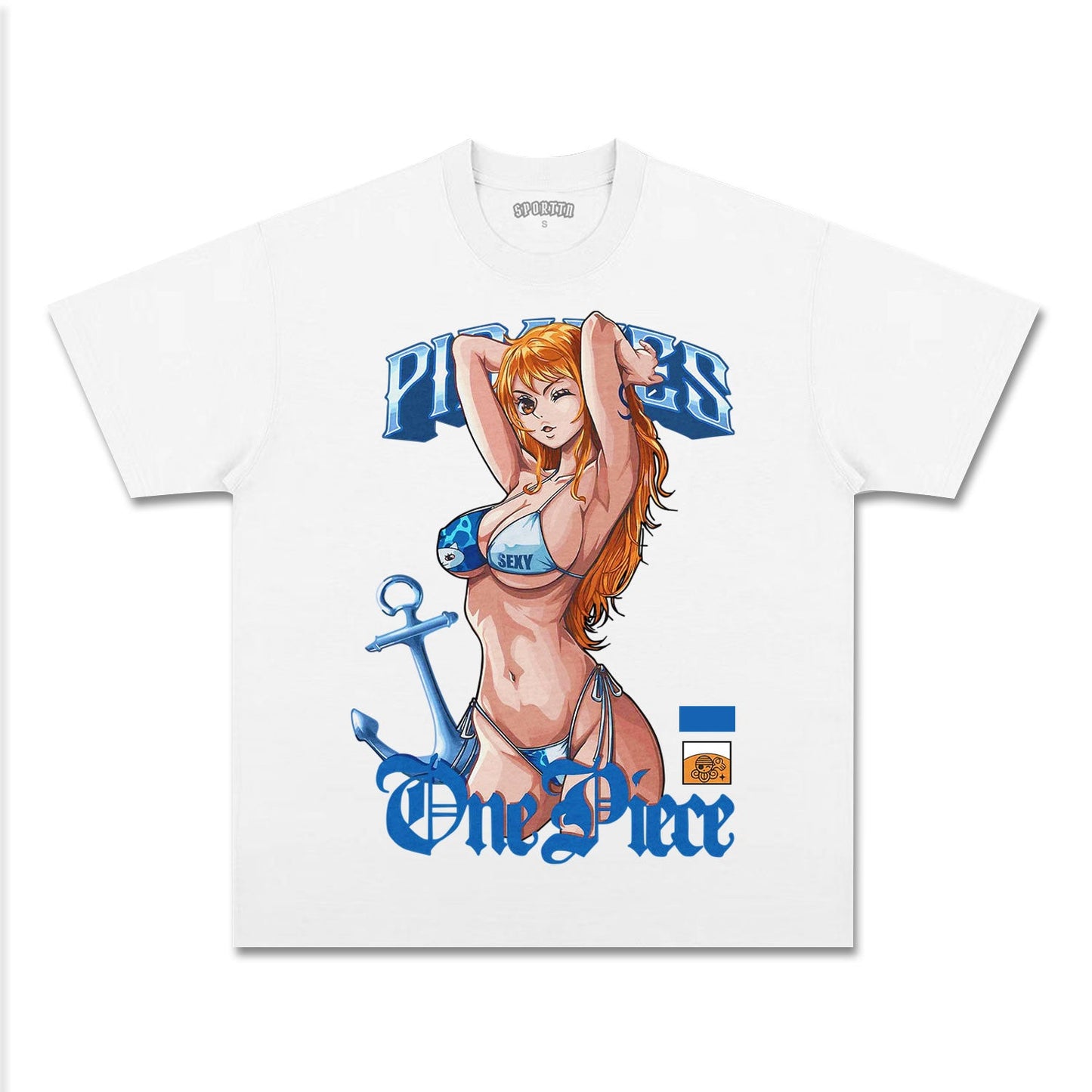 SEXY UNISEX ANIME INSPIRED VINTAGE TEE-[FRONT] Style001