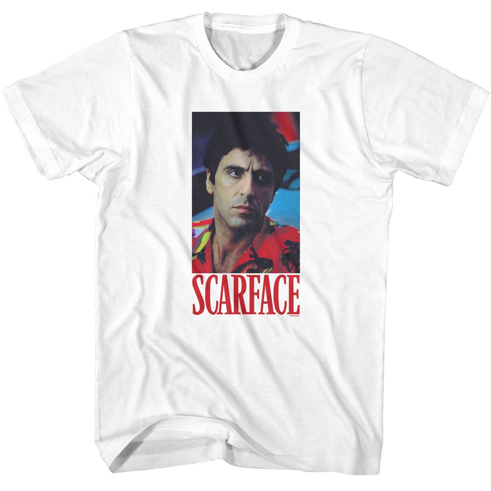 Scarface - Small - American Classics - Solid White Adult Short Sleeve T-Shirt