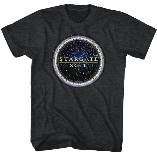 Stargate - SG1 - American Classics - Heather Black Adult Short Sleeve T-Shirt