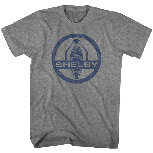 Carroll Shelby - Cobra Snake Logo - Short Sleeve - Heather - Adult - T-Shirt