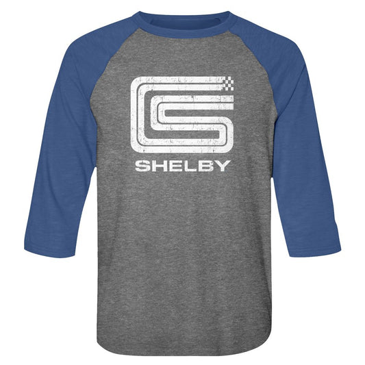 Carroll Shelby - Logo - 3/4 Sleeve - Heather - Adult - Raglan Shirt