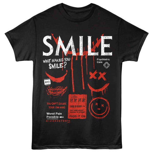 Smile - Psychiatric Care - American Classics - Black Adult Short Sleeve T-Shirt