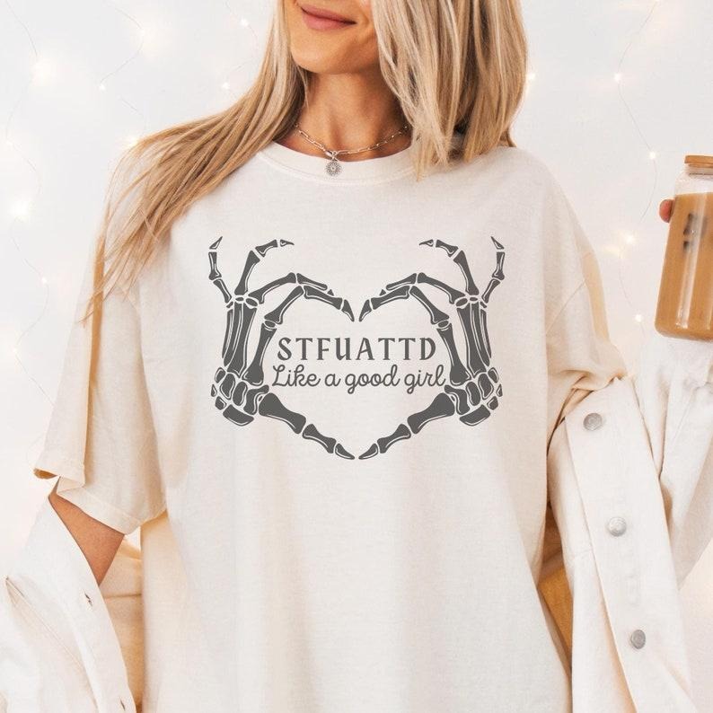 STFUATTDLAGG Like A Good Girl Dark Romance Hoodie, STFUATTDLAGG Sweatshirt, Good Girl Sweatshirt, Spicy Booktok, Smut Shirt, Morally Grey Book Club Shirt