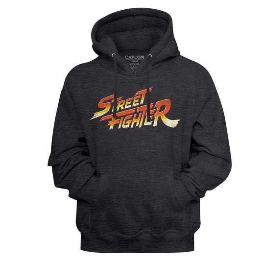 Street Fighter - Logo - Long Sleeve - Heather - Adult - Hoodie