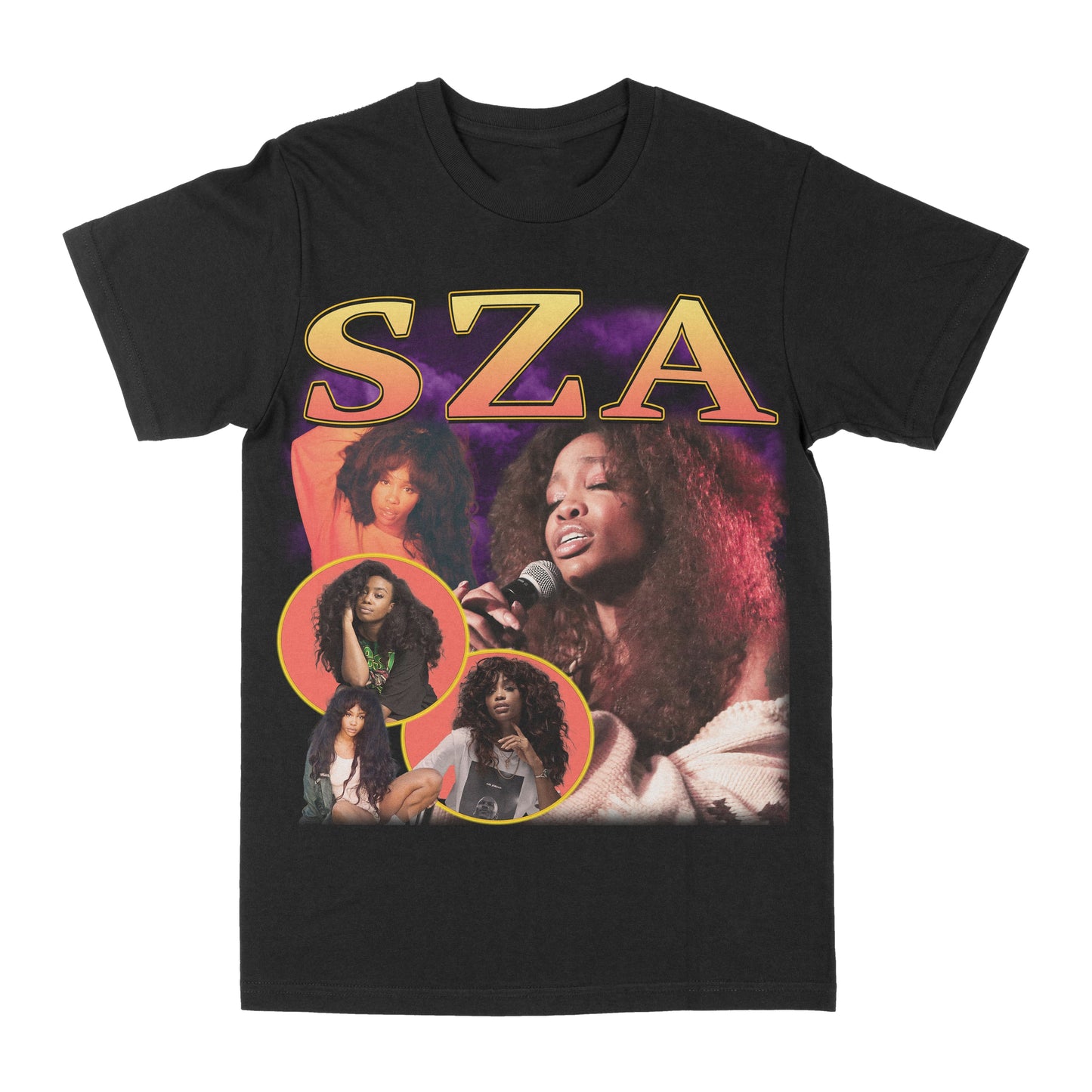 SZA Orange Graphic Tee Style001