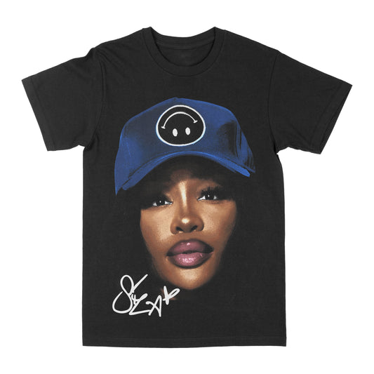 SZA Smiley "Big Face" Graphic Tee Style001