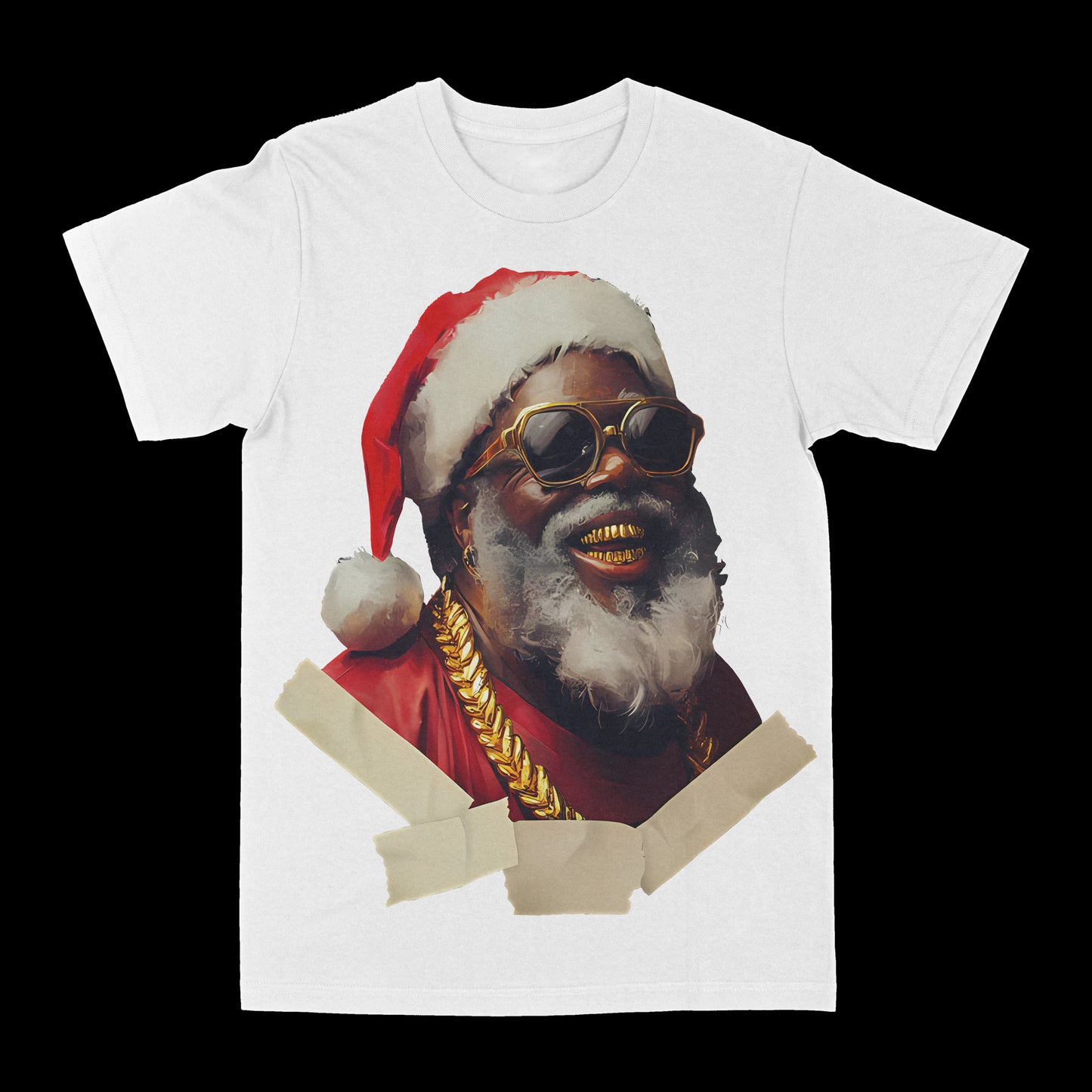 Santa "Gold Grill" Graphic Tee