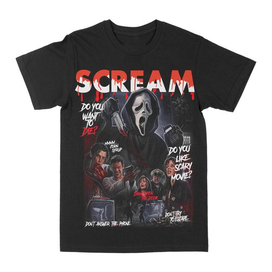 Scream "Don't Answer The Phone" Graphic Tee Style001