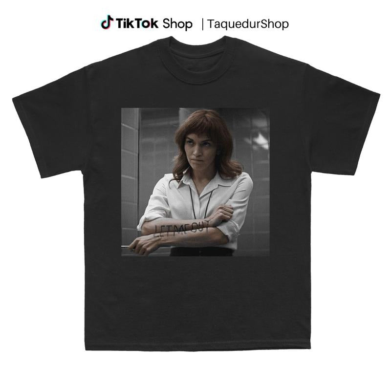 Severance Helly R Shirt, Severance Shirt, Vintage Style Unisex Cotton Graphic Tee, Gift for Severance Lovers, Lumon, Macrodata Refinement Shirt