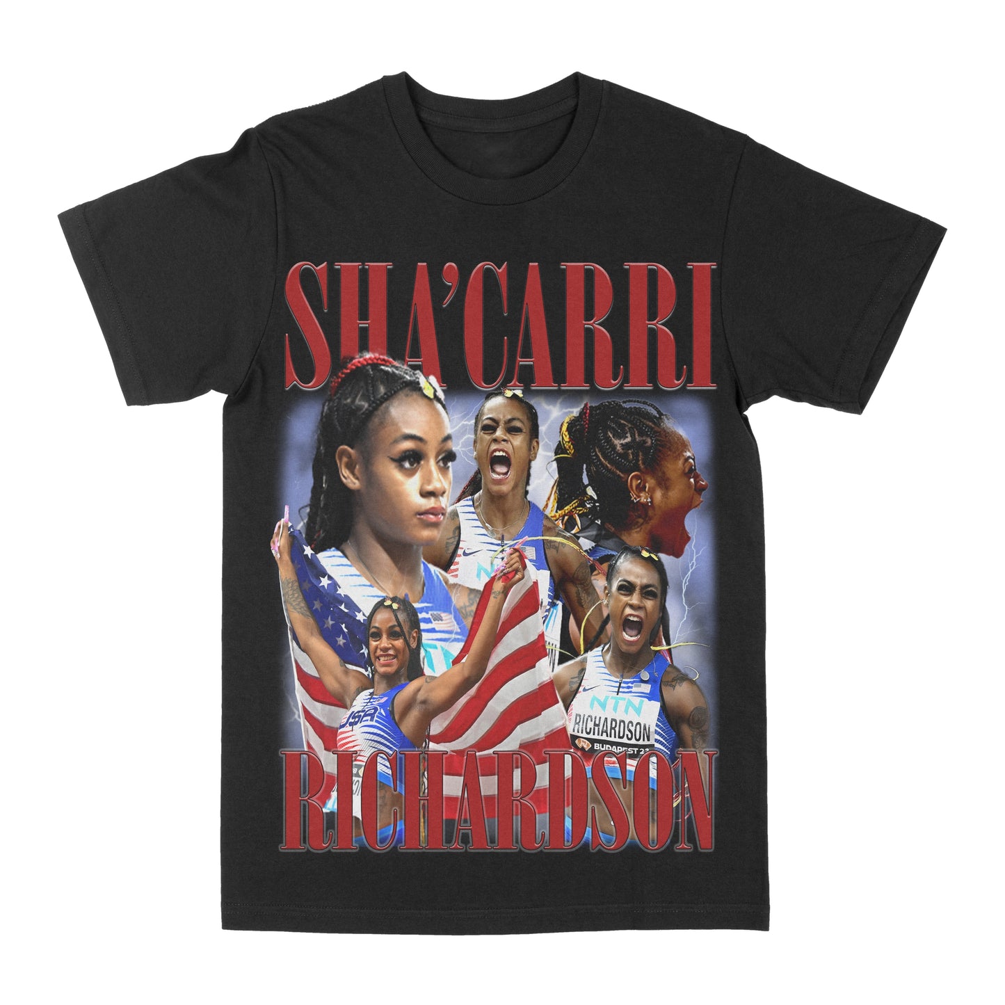 Sha'Carri Richardson "Team USA" Graphic Tee Style001