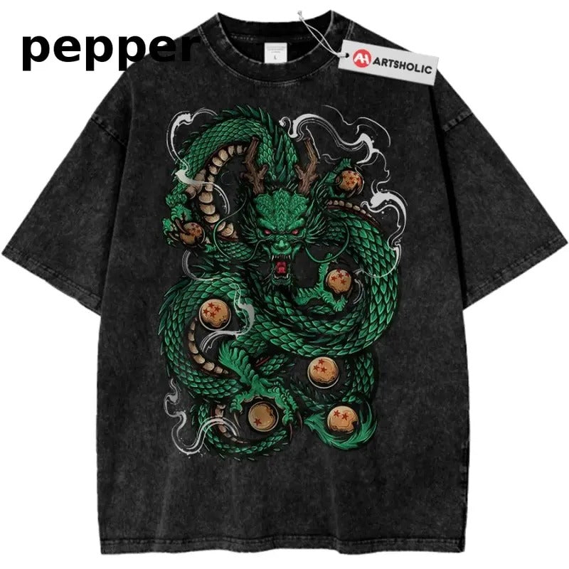 Shenron Shirt, Dragon Ball Z Shirt, Anime Shirt, Vintage Tee Menswear Top