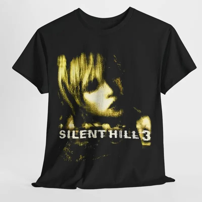 Silent Hill 3 Survival  Play Station  T-shirt, Vintage 90s style top clothing, Unisex graphic Streetwear shirts