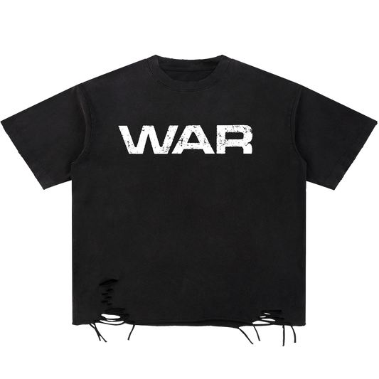 War Destroyed Distressed Vintage Shirt Streetwear Y2K