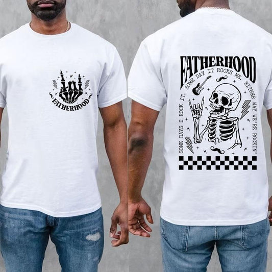 Some Days Rock It, Some Day It Rocks Me, Either Way We're Rockin'    , Fatherhood  , Dad  , Funny Skeleton