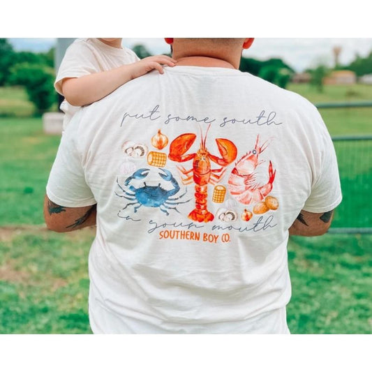 South In Your Mouth Tee, Adult and Youth Matching Shirt, Fun Southern Pride Outfit