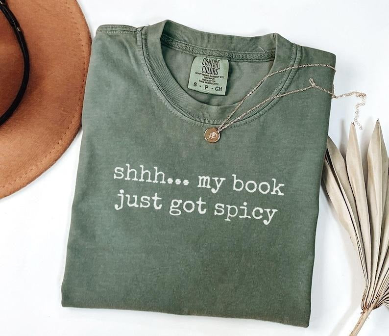 Spicy Books Shirt, Spicy Reader, Bookish Shirt,Smut Books Shirt, Smut Book,Book Lover Gift,Reader Shirt,Funny Book Lover Tee