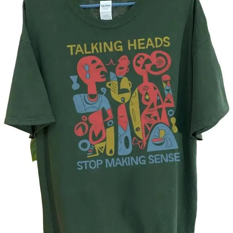 Stop Making Sense Talking Head retro T-shirt, Vintage 90s style top clothing, Unisex graphic Streetwear shirts