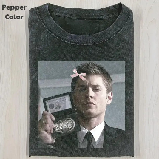 Supernatural Vintage Graphic Tee, Spy T-Shirt, TV Series Tee, Unisex Meme Cringe Funny Shirt, Menswear Womenswear Streetwear Cotton Comfort