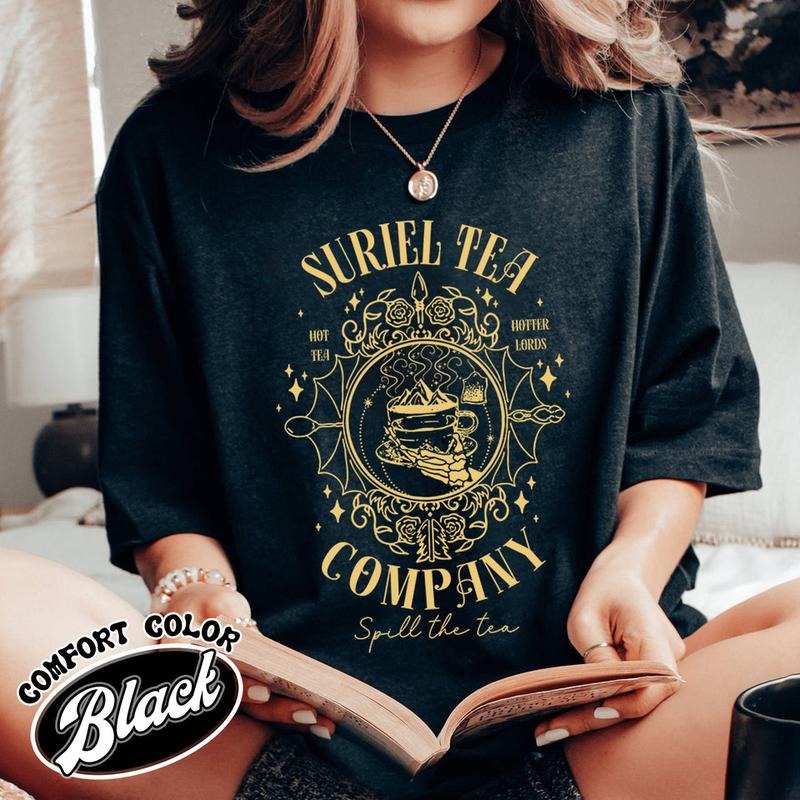 Suriel Tea Co Comfort Colors Shirt Suriel Tea Co Tshirt Suriel Tea Co Shirt Acotar Shirt Suriel Tea Co Suriel Tea Co Shirt Bookish Gift