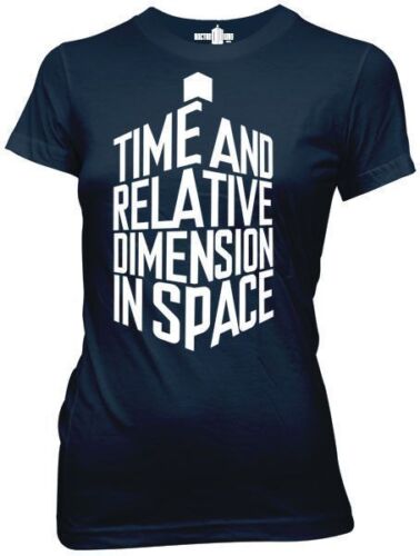 Doctor Dr. Who Tardis In Words Logo Time DiAdultion Junior T-Shirt