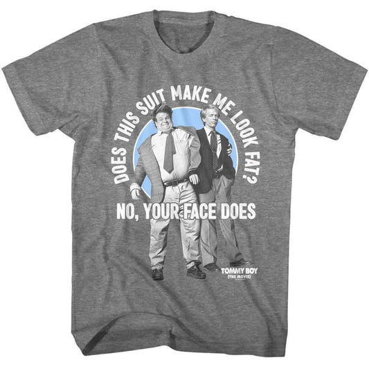 Tommy Boy - Does This Suit - American Classics - Graphite Heather Adult Short Sleeve T-Shirt