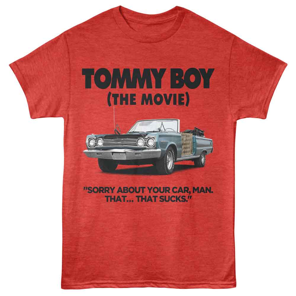 Tommy Boy - That Sucks - American Classics - Red Heather Adult Short Sleeve T-Shirt