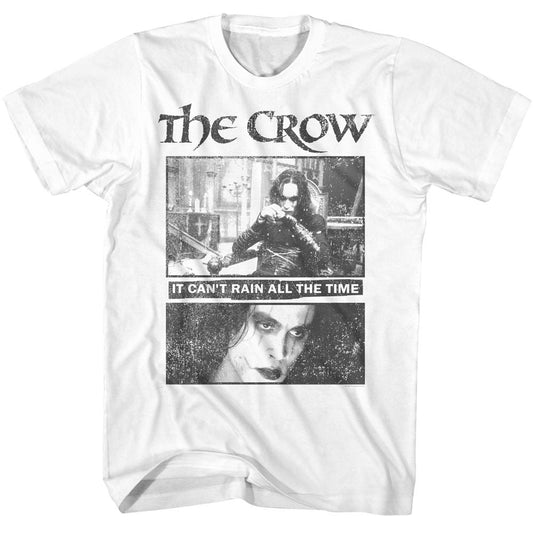 The Crow - Squares - American Classics - Solid White Adult Short Sleeve T-Shirt