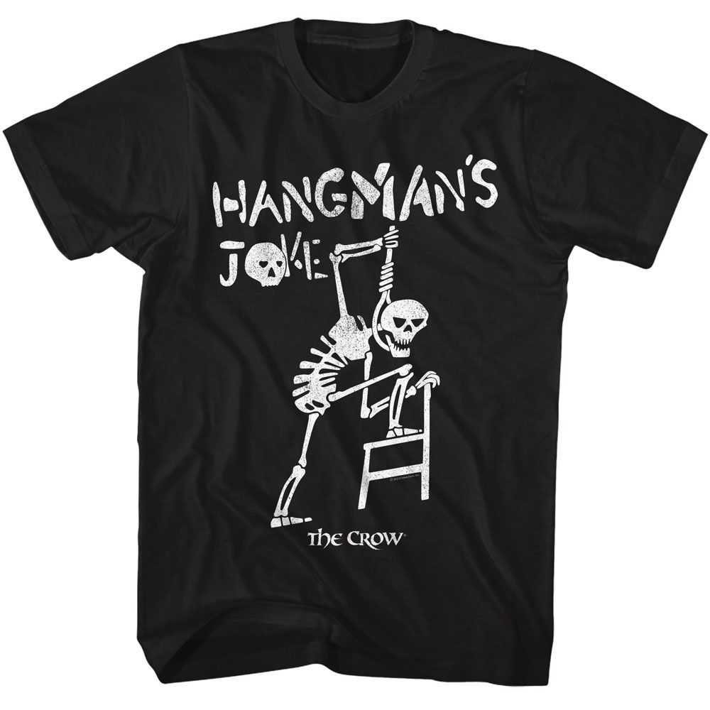 The Crow - Hangmans Joke - American Classics - Solid Black Adult Short Sleeve T-Shirt