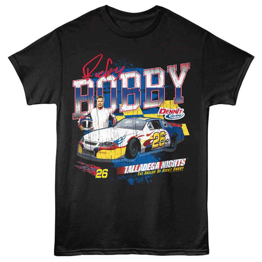 Talladega Nights - Vintage Style - American Classics - Black Adult Short Sleeve T-Shirt