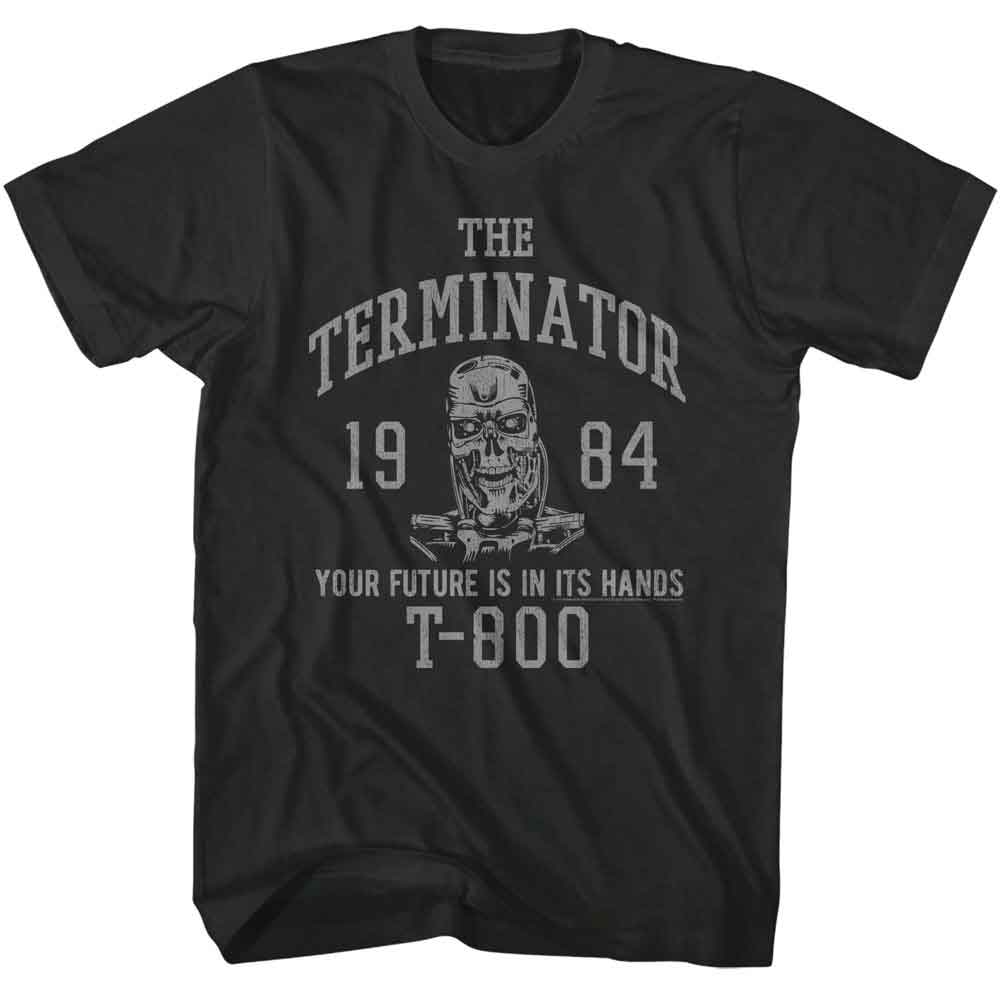 Terminator - Varsity Style - American Classics - Solid Gray Adult Short Sleeve T-Shirt