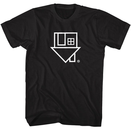 The Neighbourhood - House Logo - American Classics - Solid Black Adult Short Sleeve T-Shirt