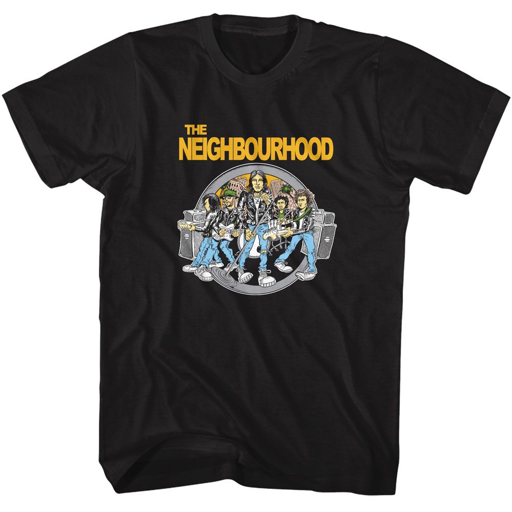 The Neighbourhood - Forest Hills - American Classics - Solid Black Adult Short Sleeve T-Shirt