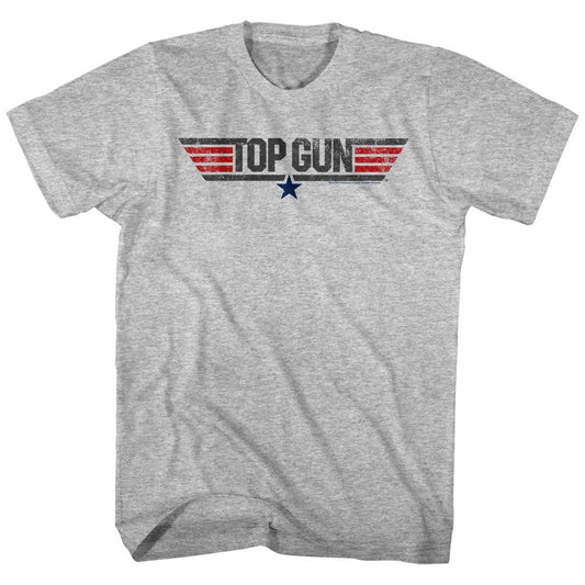 Top Gun - Logo - Short Sleeve - Heather - Adult - T-Shirt